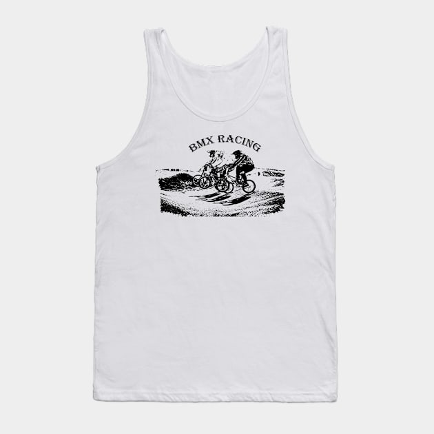 BMX racing Tank Top by rickylabellevie